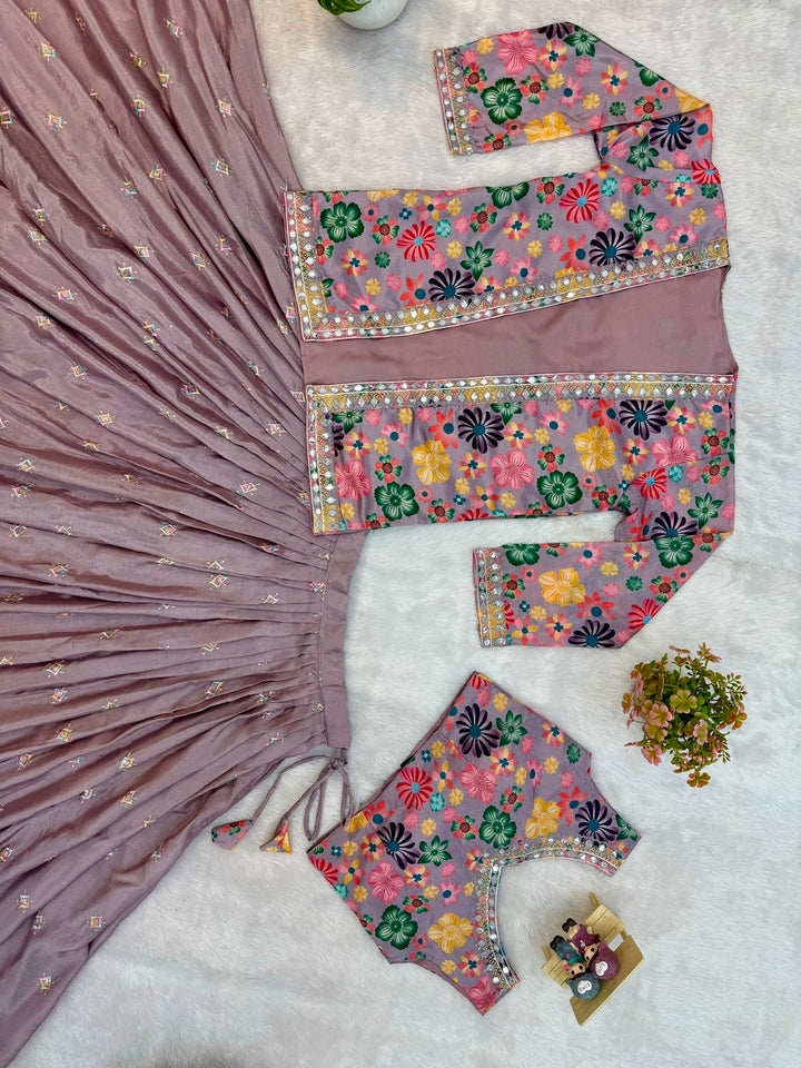 Latest Designer Chinon Lehenga Collection for Women SurMira Fashion