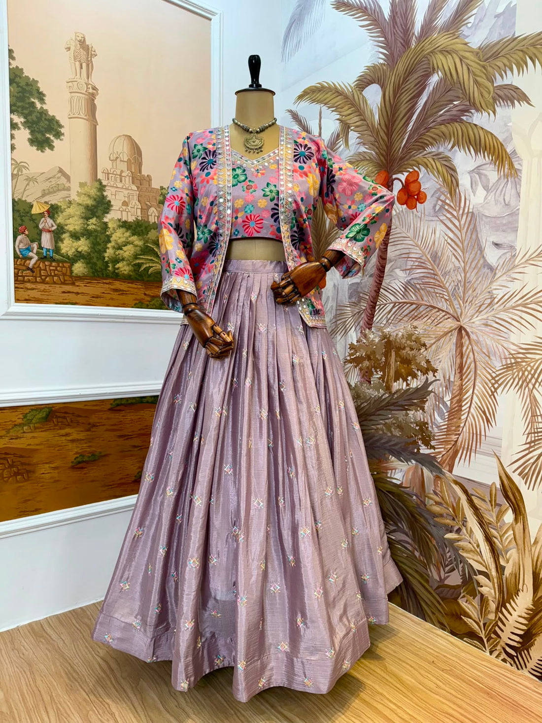 Latest Designer Chinon Lehenga Collection for Women