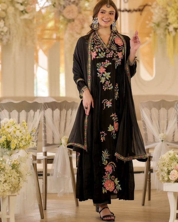 Festive Wear Fox Blooming Georgette Kurti Set