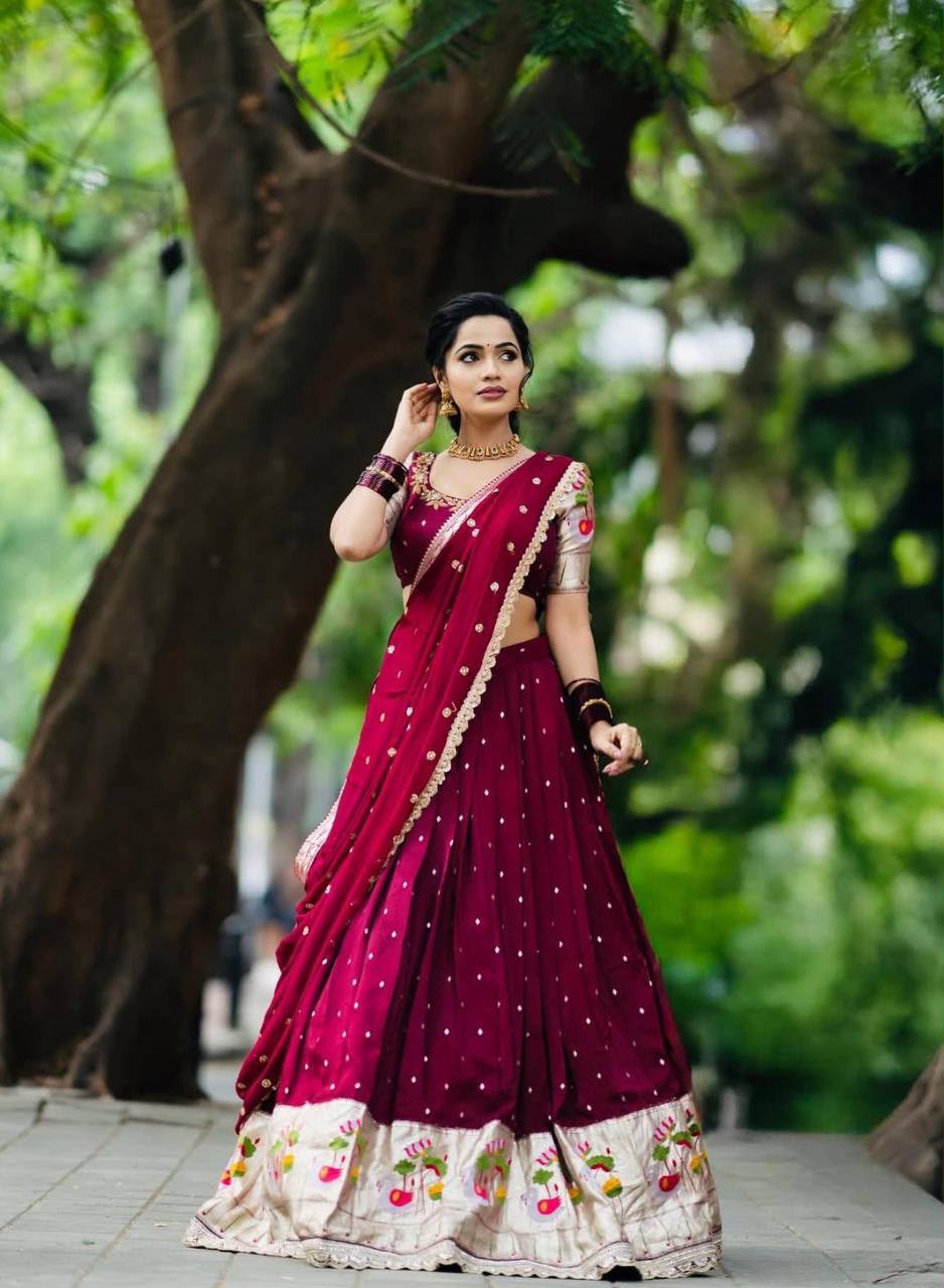 Women’s Georgette Lehenga Choli Set with Embroidery Sequence Work SurMira Fashion