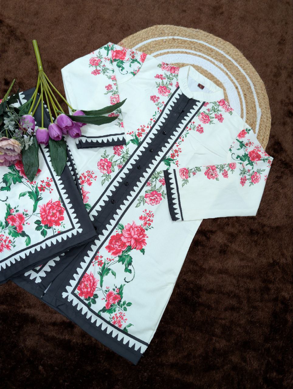 Premium Viscose Rayon Co-Ord Set with Matching Bottom