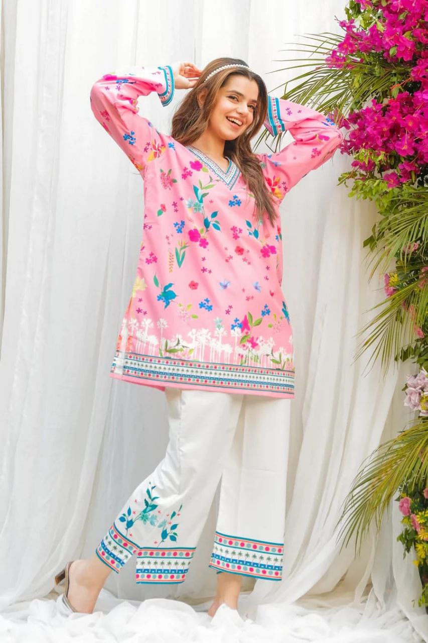 Designer Pure Viscose Rayon Co-Ord Set for Women