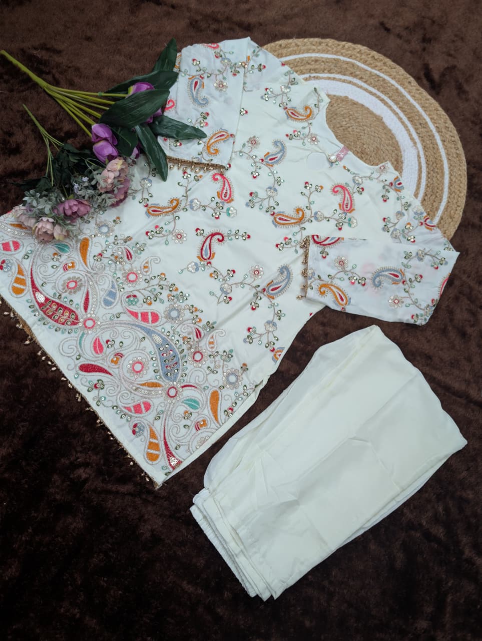 Festive Wear Crepe Silk Co-Ord Set