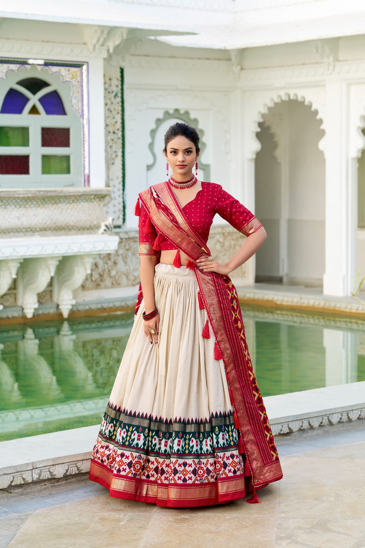 Women's Designer Patola Lehenga Choli Collection SurMira Fashion