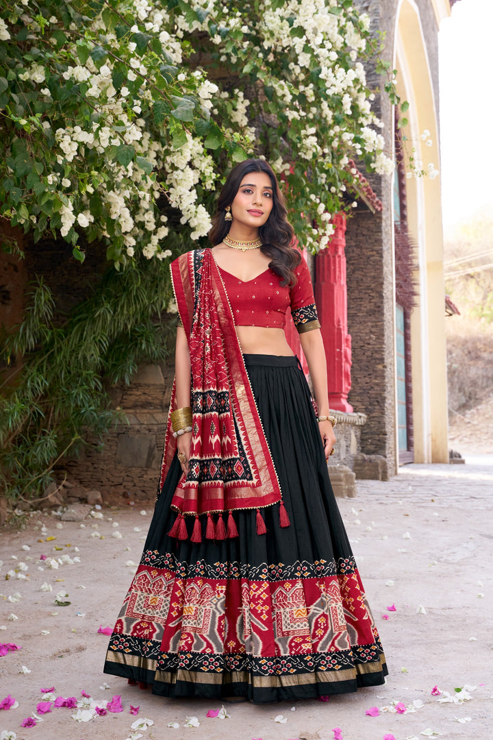 Party Wear Tasar Silk Lehenga Choli Set SurMira Fashion