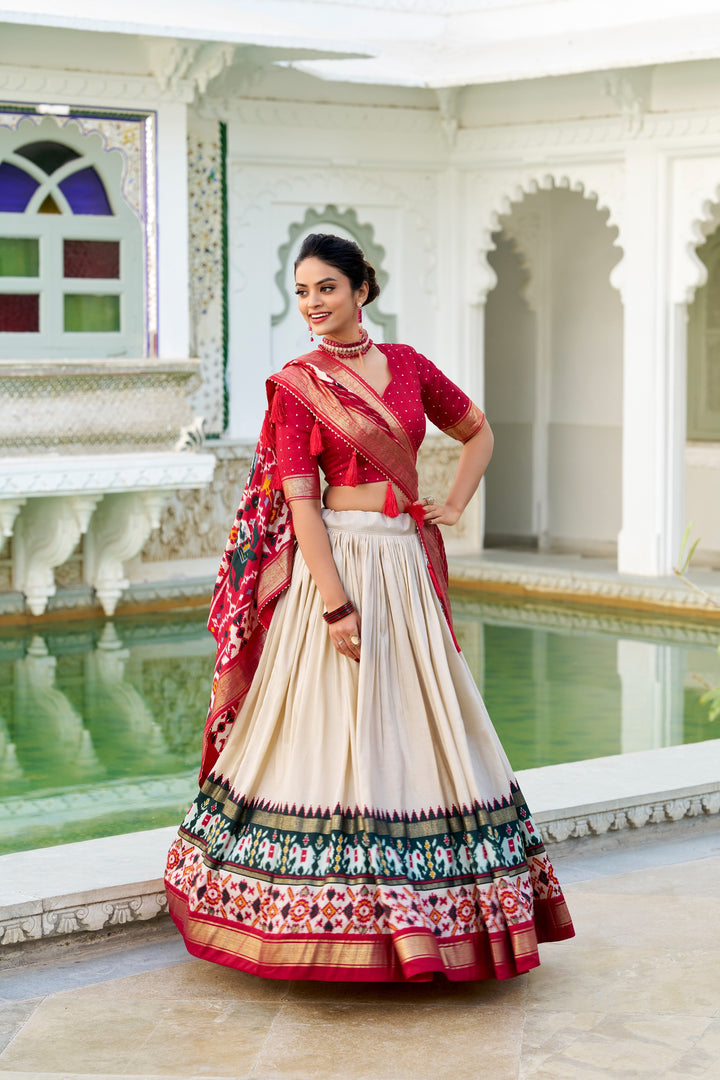 Women's Designer Patola Lehenga Choli Collection SurMira Fashion