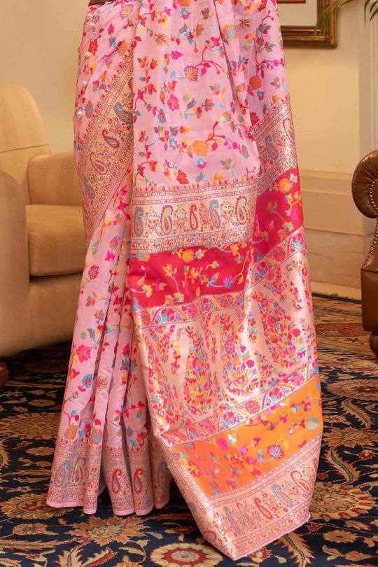 Presenting you the luxurious and glamorous trending hand work saree "KTD 19"