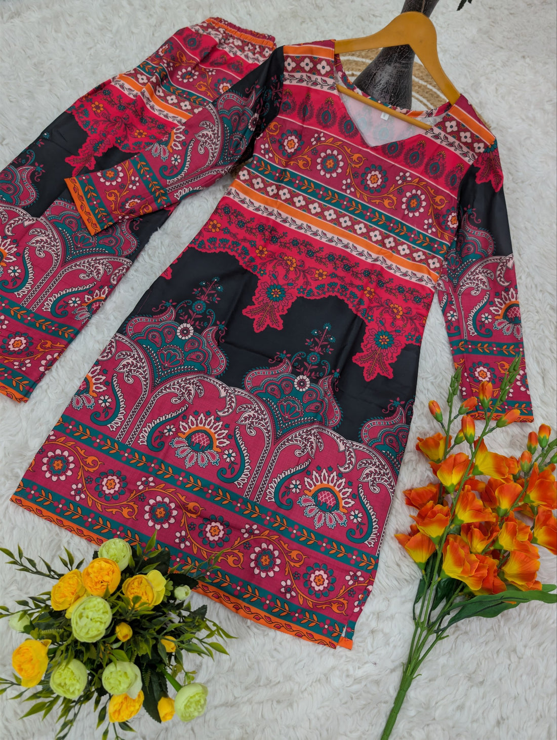 Women’s Pure Viscose Rayon Co-Ord Set