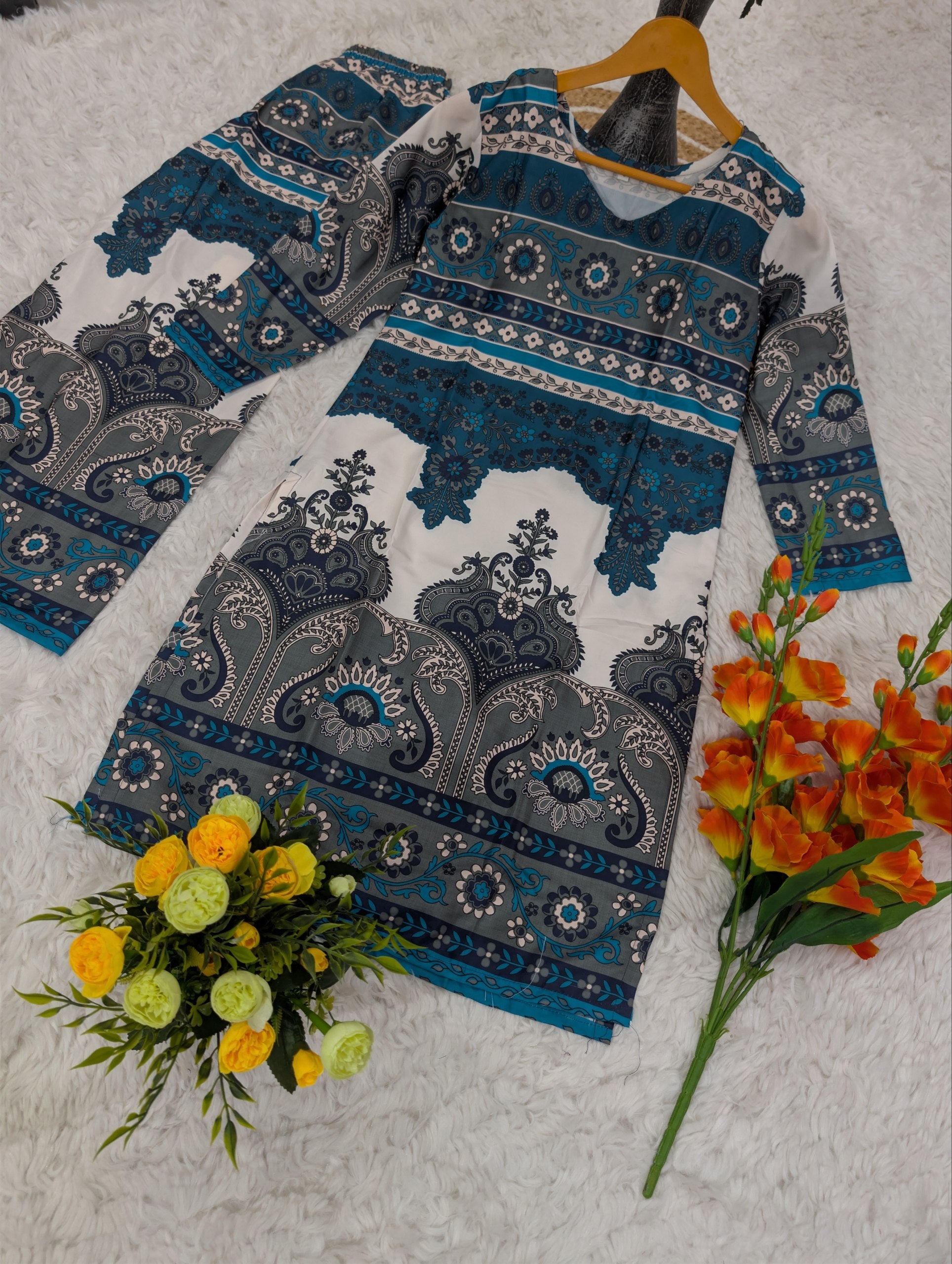 Women’s Pure Viscose Rayon Co-Ord Set