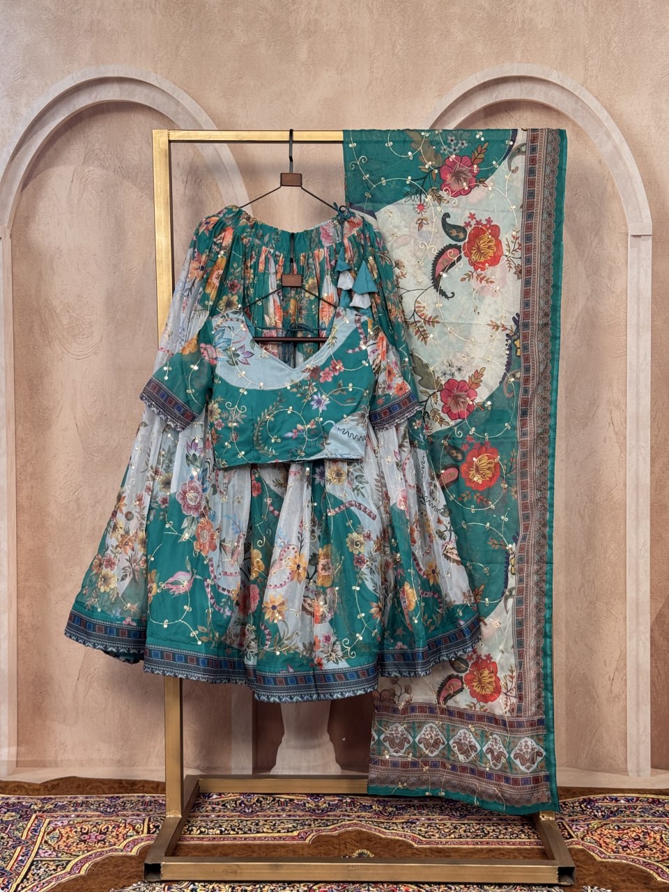 Designer Tabby Silk Lehenga Choli for Women