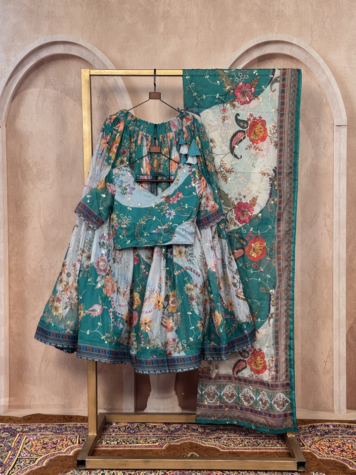 Designer Tabby Silk Lehenga Choli for Women