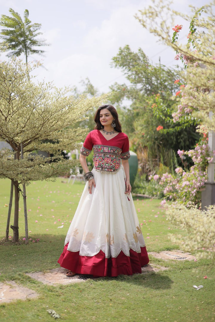 Festive Wear Roman Lehenga with 24 Kali 6 Meter Flair SurMira Fashion