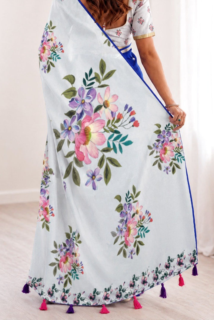 Premium Mul Cotton Silk Saree with Zari Border SurMira Fashion